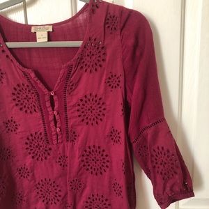 Lucky Brand cutout Top